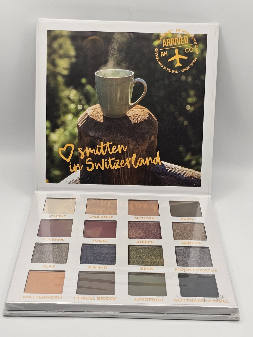 NEW BH Cosmetics Smitten in Switzerland Eyeshadow Palette Neutral & Earth Tones